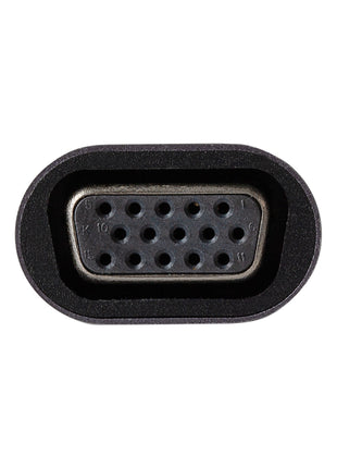 Maplin USB-C to VGA Female Connector Full HD @60Hz Adapter - Silver, 16cm