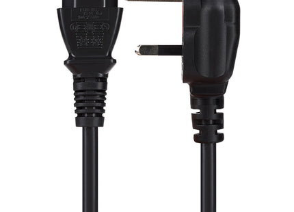 Maplin Power Lead IEC C13 Female Plug to UK 3 Pin Plug - 2m, 5 Amp Fuse