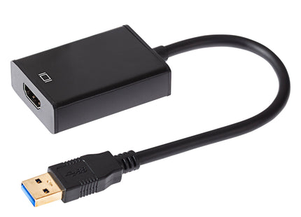 Maplin USB-A 3.0 to HDMI Adapter with 15cm Cable