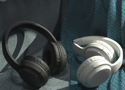 Maplin Bluetooth Noise Cancelling Over-Ear Headphones – Black