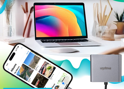 Maplin USB-C Multiport Hub to USB-A 3.1 Gen 1 / HDMI 4K@30Hz / USB-C 87W PD