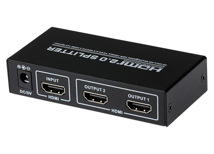 Maplin HDMI Splitter 1 Port In 2 Ports Out 4K Ultra HD @60Hz 18Gbps