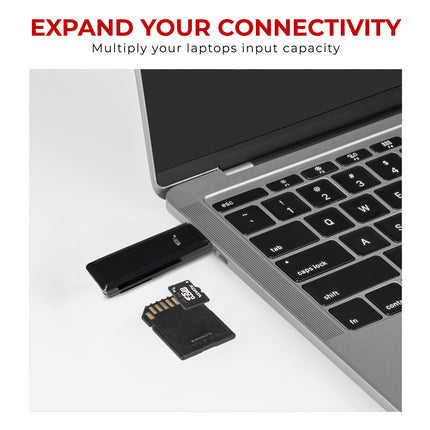 Maplin USB-A 2.0 SD Card Reader for SDXC / SDHC / MicroSDXC / MicroSDHC