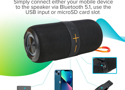 Maplin Portable Bluetooth Party Speaker
