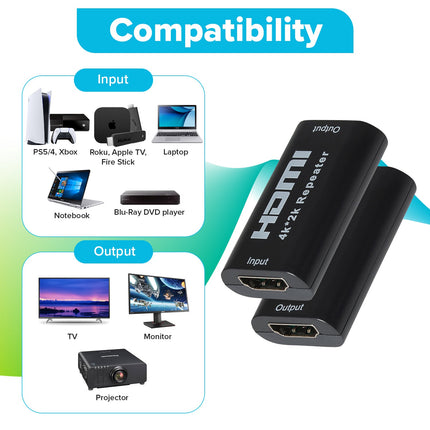Maplin 4K 30Hz HDMI 1.4 Repeater