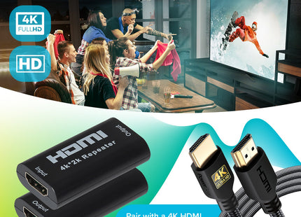 Maplin 4K 30Hz HDMI 1.4 Repeater