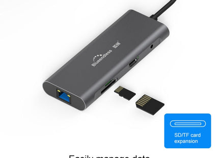 Blueendless 9 In 1 Multi-function Type-C / USB-C HUB Expansion Dock, 9 In 1