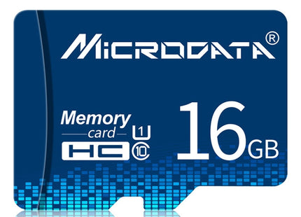 MICRODATA 16GB U1 Blue TF(Micro SD) Memory Card, 16GB