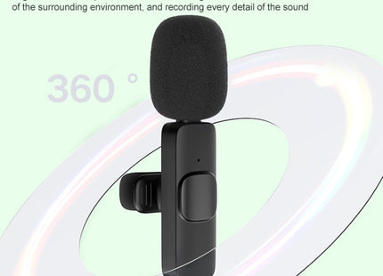 LT07 8 Pin Interface Mini Wireless Lavalier Microphone, 8 Pin 1 To 1