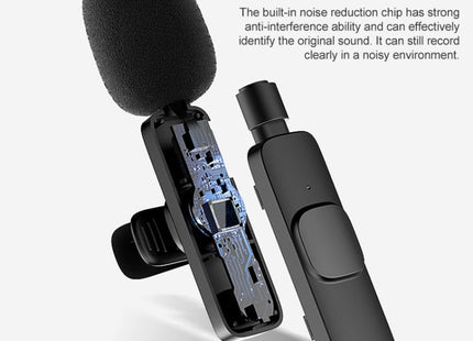 LT07 8 Pin Interface Mini Wireless Lavalier Microphone, 8 Pin 1 To 1