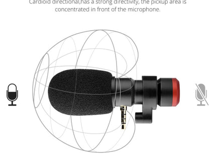 YELANGU MIC06 Live Broadcast Smartphone Recording Microphone, MIC06