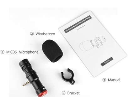 YELANGU MIC06 Live Broadcast Smartphone Recording Microphone, MIC06