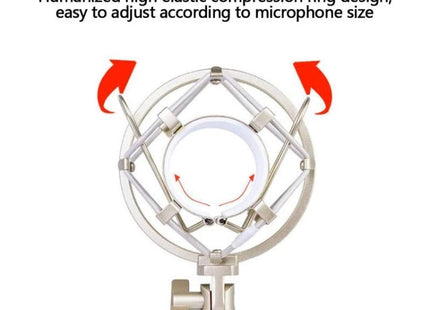 Condenser Microphone 50mm Metal Shockproof Mount Holder, 50mm