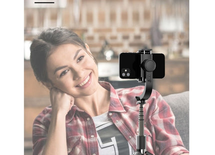 L08 Adjustable Gimbal Stabilize Bluetooth Self-timer Pole Tripod Selfie Stick