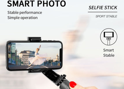 L08 Adjustable Gimbal Stabilize Bluetooth Self-timer Pole Tripod Selfie Stick