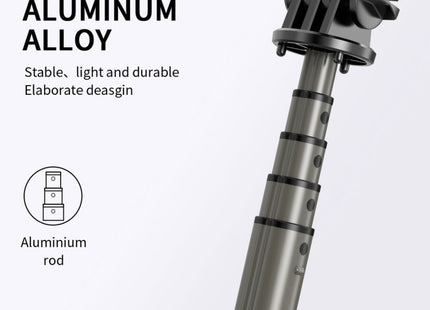 L08 Adjustable Gimbal Stabilize Bluetooth Self-timer Pole Tripod Selfie Stick