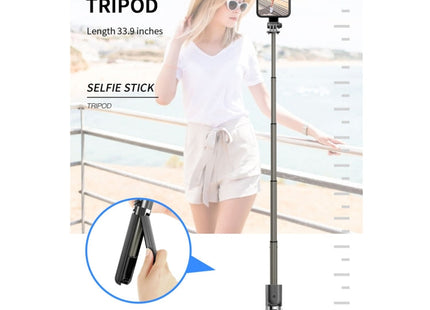 L08 Adjustable Gimbal Stabilize Bluetooth Self-timer Pole Tripod Selfie Stick