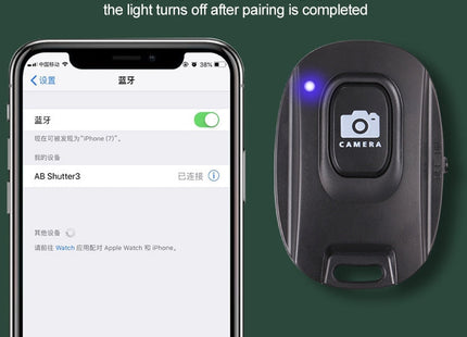 Wireless Bluetooth One-button Selfie, One-button