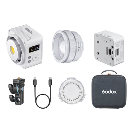 ML80Bi Compact, Portable LED Video Light with ML-Z Zoom Reflector