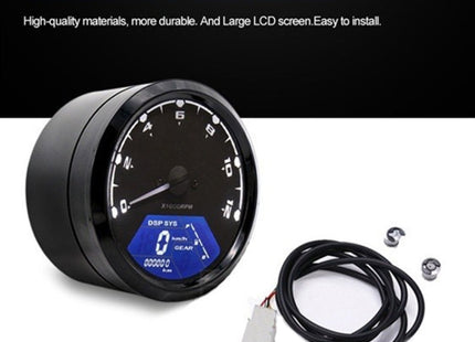 Universal Motorcycle Retro Modified Instrument Odometer LCD Instrument Assembly, Retro Instrument Odometer