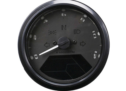 Universal Motorcycle Retro Modified Instrument Odometer LCD Instrument Assembly, Retro Instrument Odometer