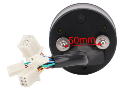 Universal Motorcycle Retro Modified Instrument Odometer LCD Instrument Assembly, Retro Instrument Odometer