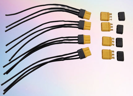 MR30 Connect & Go Connector Kit (4x Amass MR30 w/ 10cm wire)