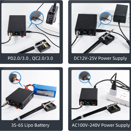 Sequre MSS12 Pro Soldering Iron Kit (4x tips B2, K, ILS and BC2)