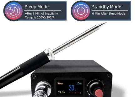 Sequre MSS12 Pro Soldering Iron Kit (4x tips B2, K, ILS and BC2)