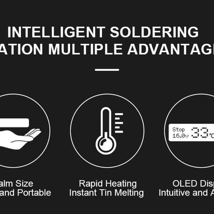 Sequre MSS12 Mini Soldering Station Kit (T12 tips compatible)