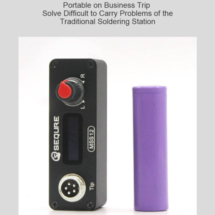 Sequre MSS12 Mini Soldering Station Kit (T12 tips compatible)