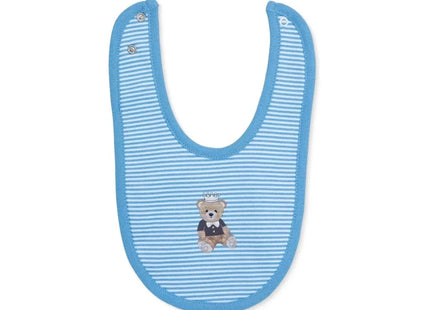 Messy Duck Printed Cotton Baby Bib - King Bear