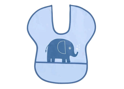 Messy Duck Wipe-Clean Short Sleeve Bib - Elephant