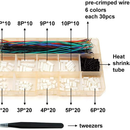 Pre-Crimped DIY Cable Kit - JST MX1.25 Connectors