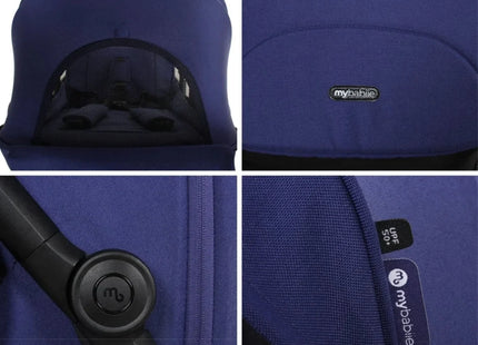 My Babiie MBX7 Auto-Fold Compact Stroller - Indigo