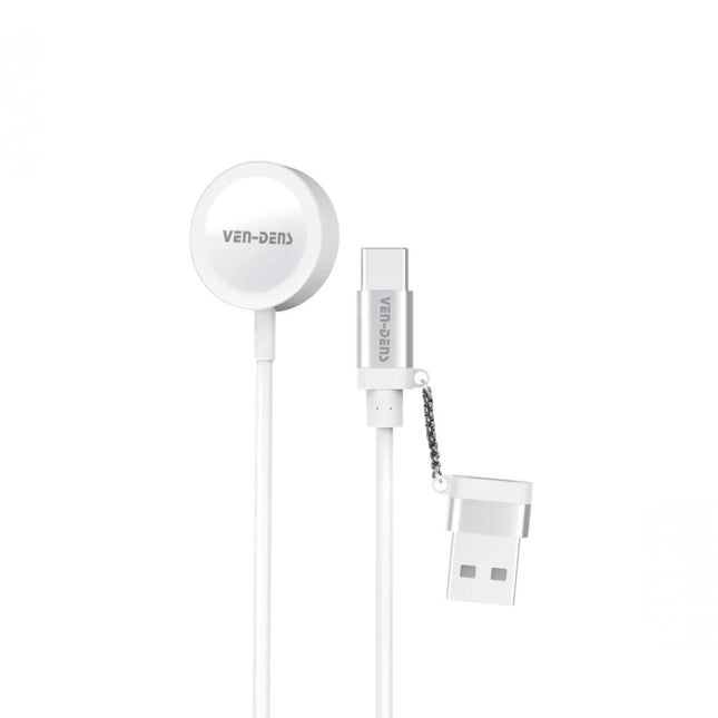 Magnetic Apple Watch Charger USB A + USB C VD-WLC012
