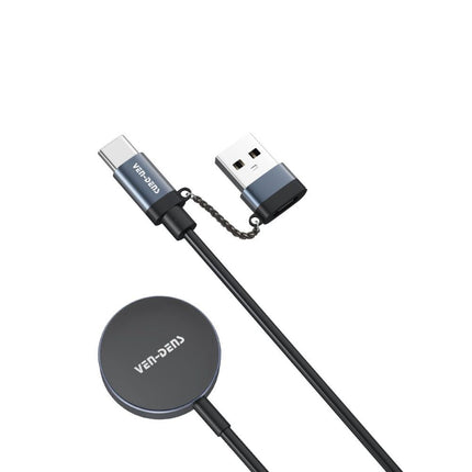Magnetic Galaxy Watch Charger USB A + USB C VD-WLC013