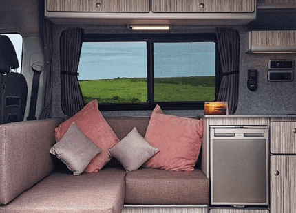 For Fiat Ducato / Ram ProMaster Blackout Camper Curtains Black/Grey - Create Your Own Bundle | Van-X