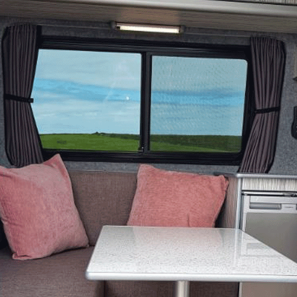 For MAN TGE / New Crafter Premium Window Curtains - Black/Grey - CREATE YOUR OWN BUNDLE | Van-X