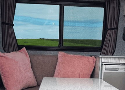 For Fiat Ducato / Ram ProMaster Blackout Camper Curtains Black/Grey - Create Your Own Bundle | Van-X