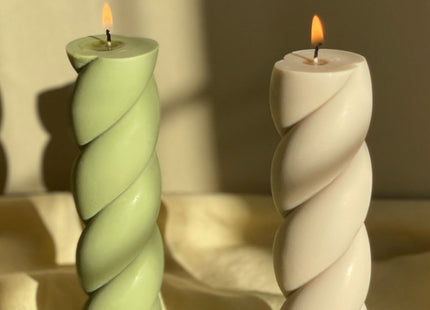 Marshmallow Shaped Pillar Candle