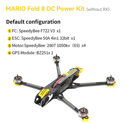 SpeedyBee Mario 8 DC Foldable Frame