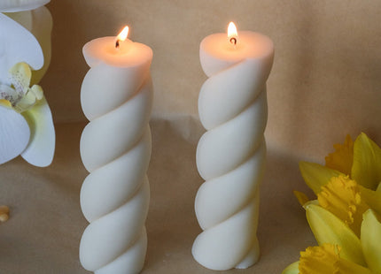 Marshmallow Shaped Pillar Candle