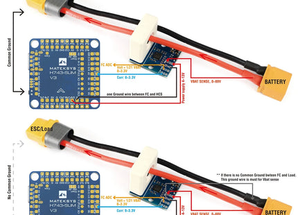 Matek Hall Current Sensor 150A