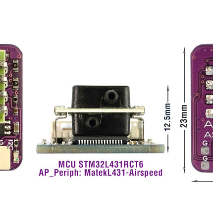 Matek Digital AirSpeed Sensor (ASPD-DLVR-L431, CAN, I2C, UAVCAN)