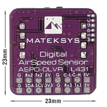 Matek Digital AirSpeed Sensor (ASPD-DLVR-L431, CAN, I2C, UAVCAN)