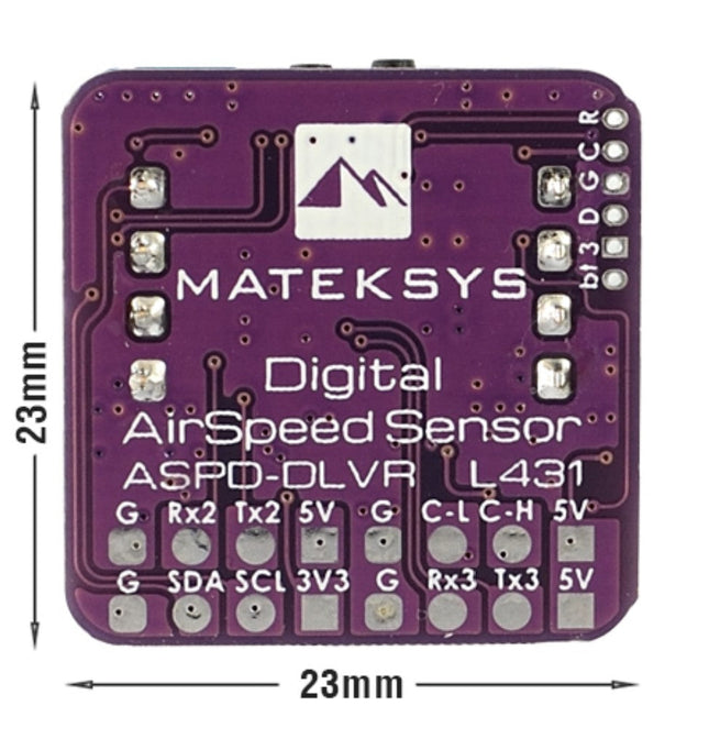 Matek Digital AirSpeed Sensor (ASPD-DLVR-L431, CAN, I2C, UAVCAN)