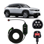 Type 2 to 3 Pin Charging Cable / 10M / 6amp – 12amp Adjustable (2.3kW)