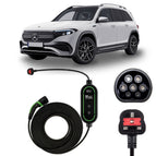 Type 2 to 3 Pin Charging Cable / 10M / 6amp – 12amp Adjustable (2.3kW)