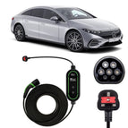 Type 2 to 3 Pin Charging Cable / 10M / 6amp – 12amp Adjustable (2.3kW)